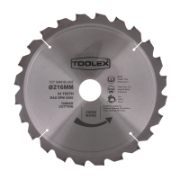 Circular Saw Blade 216MM 24TH Negative Rake Timber Cutting With 30mm Bore & 25MM Reducing