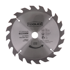  Circular Saw Blade 235MM 20TH Timber Cutting With 25MM Bore & 16MM Reducing Bush