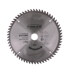  Circular Saw Blade250MM 60TH  Timber Cutting With 30MM Bore &  Two Reducing Bushes 25MM &