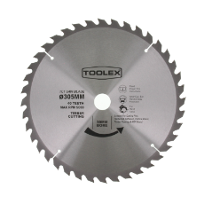  Circular Saw Blade 305MM 40TH Timber Cutting With 30MM Bore & Two Reducing Bushes 25MM & 2