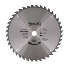  Circular Saw Blade 355MM 40TH Timber Cutting With 30MM Bore & Two Reducing Bushes 25MM & 2