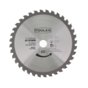 Circular Saw Blade 185mm 36T Metal Cutting Blade With 20MM Bore & 16MM Red Bush