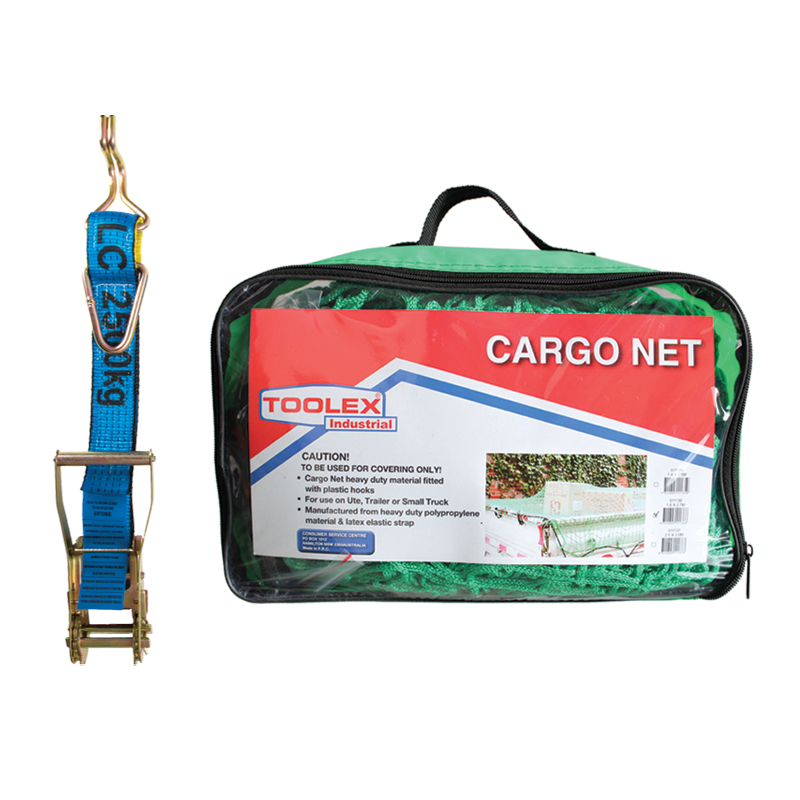 Toolex Ratchet Straps 2 Cargo Net 1 576588 511135