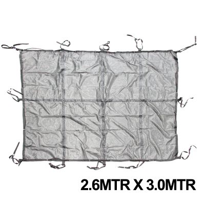 Cargo Net Heavy Duty 2.61m x 3.0m x 50mm Webbing With 8MM Bungee Cord & Stainless Steel