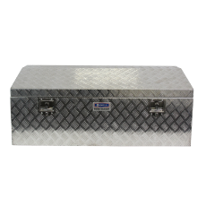  Tool Box Aluminium 1250 x 600 x 500 Low Profile Checker Plate Gas Struts