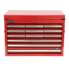  Work Shop Tool Box 660 x 405 x475 Red Tool Chest 12 Drawers PTC111 598706 New