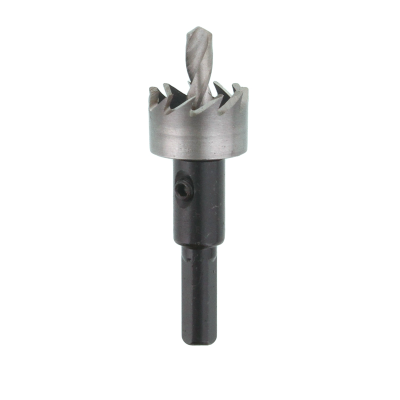 HSS Hole Cutter 22mm Complete With Arbor & Pilot Drill For For Cutting Sheet Metal 2mm Cu