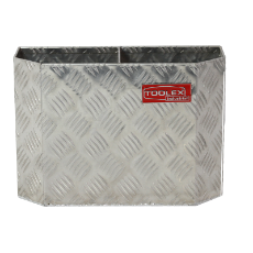  Tool Box Aluminium 430 x 170 x 300 Gas Bottle Suits Size D Checker Plate