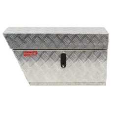  Tool Box Aluminium 750 x 400 x 250 Left Hand Side Under Tray Checker Plate