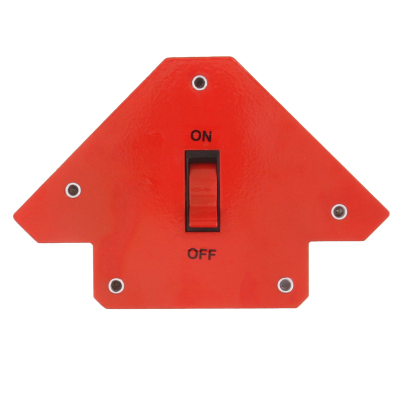 Clamp Magnet Small With On/Off Switch 25LB Pull Force Rating Welding 45, 90 & 135 Degree