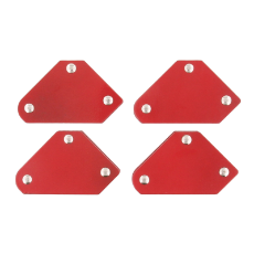  Mini Clamp Magnet Set 4 Piece Small 15LB Pull Force Rating Welding 50mm x 60mm