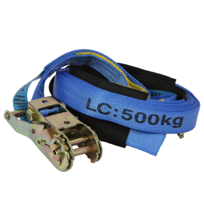 Ratchet Strap 25mm X 5M 500Kg Hook And Keeper