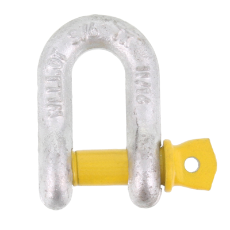  Shackle D Screw Pin  10mm x 11 mm Galvanised W.L.L 1.0 tonne AS2741-2002 S210