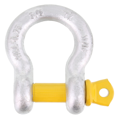 Shackle Bow Screw Pin  19mm x 22mm Galvanised WLL 4.7 tonne AS2741-2002 S209