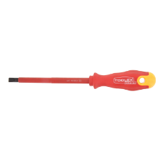  Screwdriver 150mm x 8mm Flat Blade Magentised Chrome Soft Grip Handle 1000V Insulated