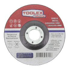  Grinding Disc 125 x 6 x 22mm Metal