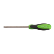 Screwdriver 125mm x 5mm Phillips Magnetised Chrome Thru Tang Soft Grip Handle