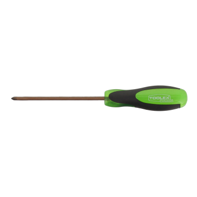Screwdriver 125mm x 5mm Phillips Magnetised Chrome Thru Tang Soft Grip Handle