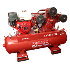  Air Compressor T30PES-125L 9Hp Petrol Honda Fusheng Pump TA80 125L Tank Electric Start 145Ps