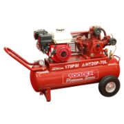 Air Compressor THT20P-70L 6.5 Hp Petrol Honda  HTA65 Fusheng Pump 70L Tank 175 Psi