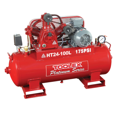 Air Compressor 3 Hp HT24-100L 415V 100L Tank Fusheng Pump HTA65 Pump High Pressure 175 P