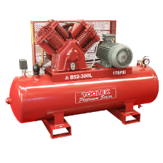  Air Compressor 10 Hp B52-300L 415V 300L Tank Fusheng Pump B3 2 Stage 175 Psi