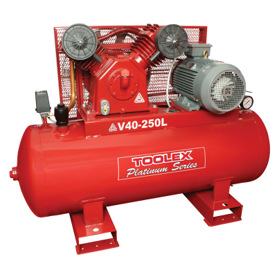 Air Compressor 7.5 Hp V40-250L 415V Electric 250L Tank Fusheng Pump VA100 145 Psi