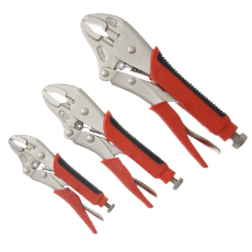  Plier Locking 3 Piece Set: Curved Jaw 5