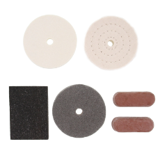  Mag Wheel Polishing Kits 7 Piece Includes Polish Mops Spi Attachment and Polish Compound