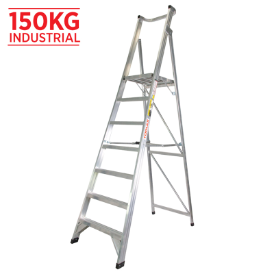 Ladder Platform Ht 2.1m 150kg Aluminium Industrial 3.0m 7ft 10ft As/Nzs1892.1:1996