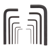 Hex Key 10pc Set:Metric 1.5mm-10mm  Unbrako Type with Wallet Case