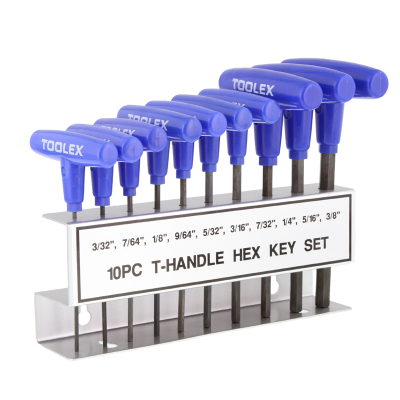 Hex Key 10pc Set AF: 3/32