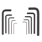Hex Key 10pc Set:AF 1/16
