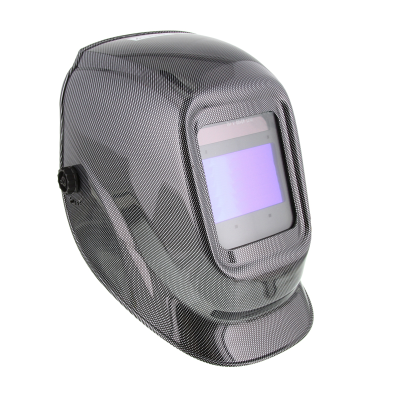 Welding Helmet Auto AllPro Carbon Fibre Model 9-13 Shad With Wide Lense