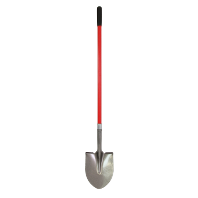 Shovel 1500mm x 270mm Round Mouth Fibreglass Handle 2mm Tampered Hat