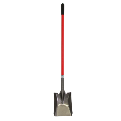 Shovel 1500mm x 270mm Square Mouth Fibreglass Handle 2mm Tampered Hat Trade Quality