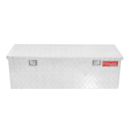Tool Box Aluminium 1450 x 520 x 460 Checker Plate 1.35mm Lid & Body Thickness