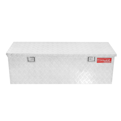 Tool Box Aluminium 1450 x 520 x 460 Checker Plate 1.35mm Lid & Body Thickness