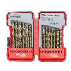  HSS M35 Cobalt Imperial Drill Set 29Piece 1/16