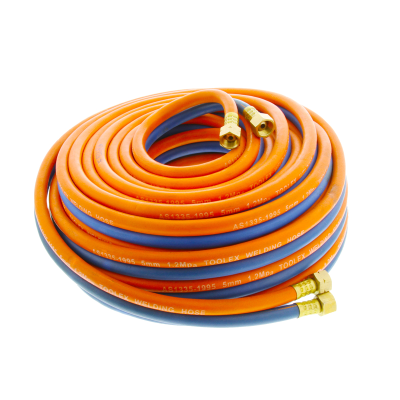 Hose Kit 20M Oxygen & Propane Orange And Blue With Fittings