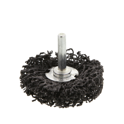 Paint and Rust Stripping wheel Black Harder with shank 65x15,1/4