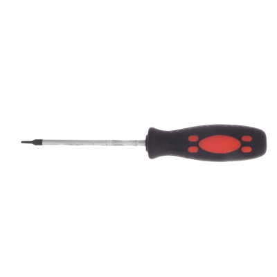 Screwdriver 75mm x 4mm x T8 Torx Thru Tang Soft Grip Handle
