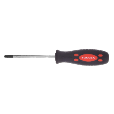 Screwdriver 100mm x 6mm x T30 Torx Thru Tang Soft Grip Handle