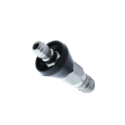 Sewer Jetting Nozzle Bullet Head With 1 Front & 6 Rear At 15 Degree Jetting Stream. For