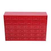 Work Shop Tool Box 642 x 170 x 438 Red Tool Cabinet 36 Drawers TB836 Heavy Duty