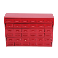  Work Shop Tool Box 642 x 170 x 438 Red Tool Cabinet 36 Drawers TB836 Heavy Duty