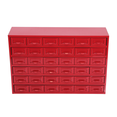 Work Shop Tool Box 642 x 170 x 438 Red Tool Cabinet 36 Drawers TB836 Heavy Duty