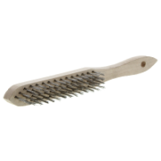 Wire Brush 4 Row Stainless Steel Hand Brush