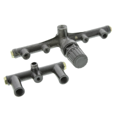  A/C Regulator Manifold Twin 594140 Suit Silent Type Air Comp Alum
