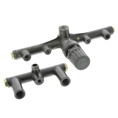 A/C Regulator Manifold Twin 594140 Suit Silent Type Air Comp Alum